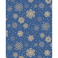 Gift Wrap (24"x100') SPARKLING SNOWFLAKES